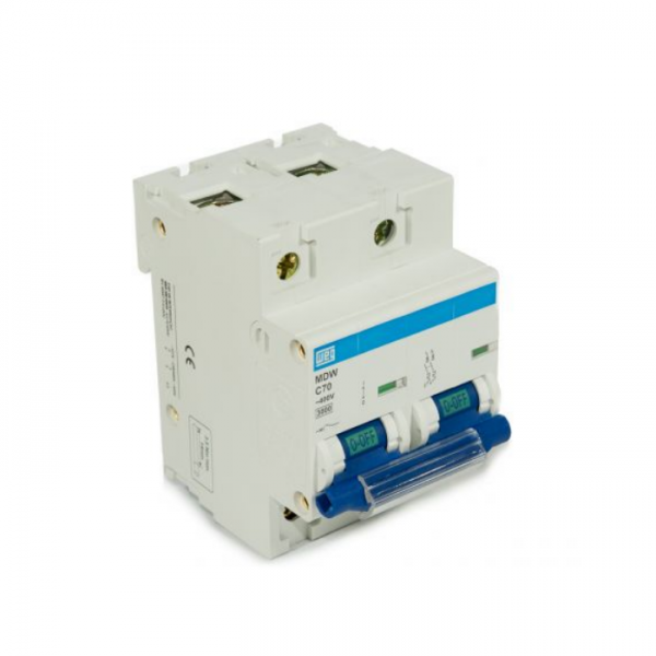 Disjuntor Bipolar 70A Weg Mini DIN MDW C70